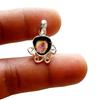 Natural Red Watermelon Tourmaline Gemstone 925 Sterling Silver Pendant, Gift029