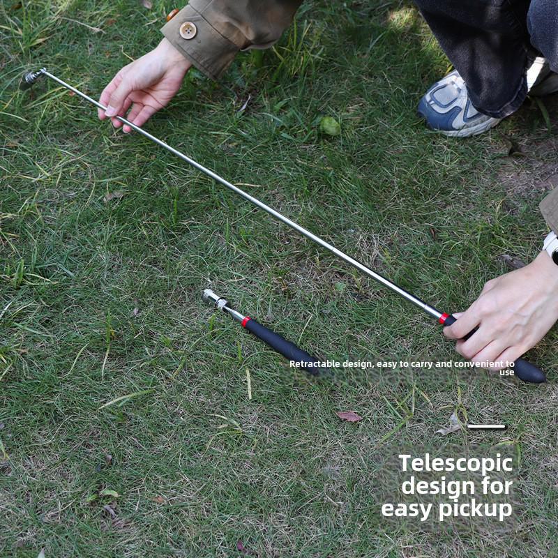 Teleskopisches LED-Magnetaufnahmewerkzeug mit Metall- und Eisenstange