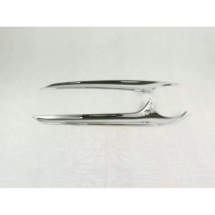 For Hyundai Elantra 2016 2017 2018 ABS Chrome Car Rear Fog Light Lamp Frame Cover Front Foglight Eyebrow Trim Decoration Sticker