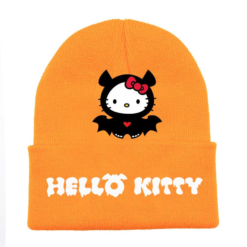 Halloween Printed Knit Cap For Winter Teens And Cartoon Enthusiasts