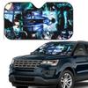 Rin Itoshi Blue Lock Football Sunshade Windscreen Car Front Windshield Window Sun Visor Accessories Covers