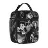 Michaels Pop King Jacksons Tote Insulated Lunch Bag Singer Hip Hop Portable Food Bags Reusable Thermal Cooler Spacious Bento Box