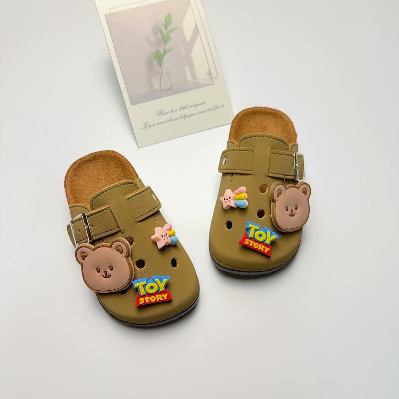 Birkenstock Kinder geschlossene Zehenpartie weiche Sohle Outdoor Crocs: Bequeme rutschfeste, verschleißfeste Halbschuhe