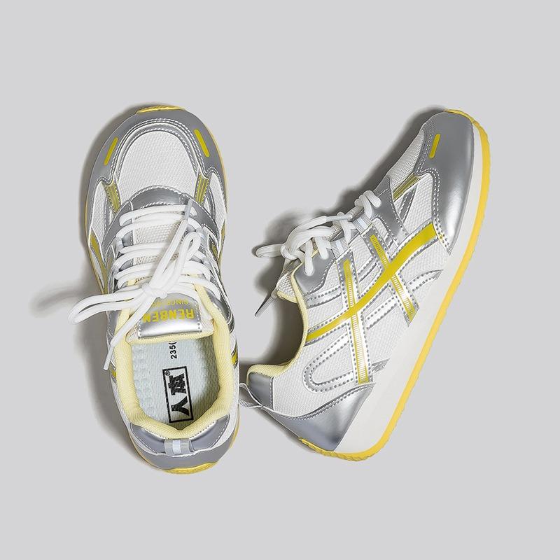 Women's autumn new double mesh breathable sports shoes versatile casual women's shoes