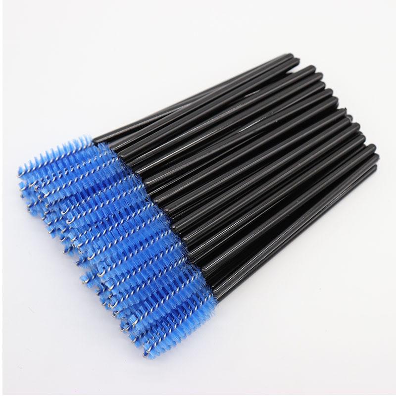 50-Pack Disposable Eyelash & Eyebrow Comb Brushes for Makeup
