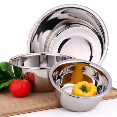 Thickened Stainless Steel Rice Noodles Soup Bowl Vegetables Basin Kitchenware