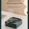 X11 Multifunctional Bluetooth Atomic Alarm Clock & Speaker with Vinyl Record Design