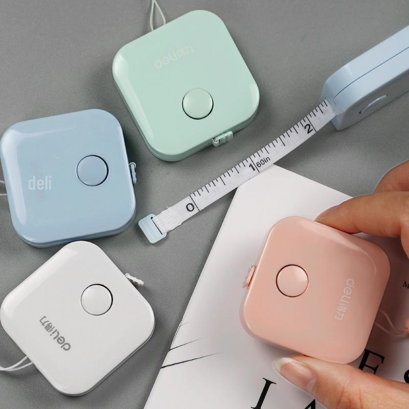 Portable 1.5m Retractable Tape Measure Keychain