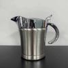 Gravy Pitcher Double Layer Stainless Steel Gravy Boat Double Insulated Sauce Container Spill Proof Insulated Gravy Pitcher