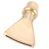 Brass Narrow Fan Jet Water Fountain Nozzle Spray Head Adjustable Pond SprinklerG1 Male Thread