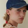 LOVE ME MONSTER Vintage Denim LMM Logo Ball Cap_Blue