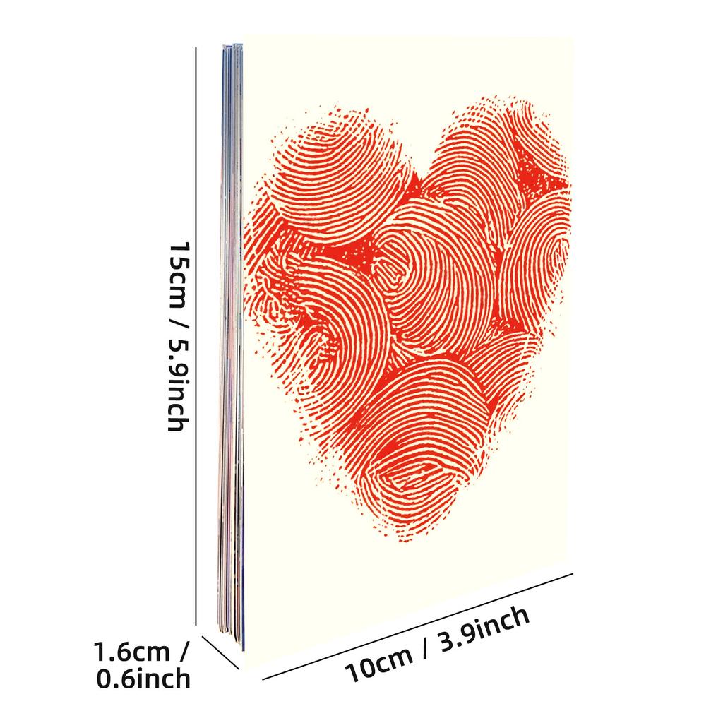 50 Valentinstag-Themen-Wandkarten Cartoon Romantik Liebe Ballon Umarmung Paar Dekorative Karten
