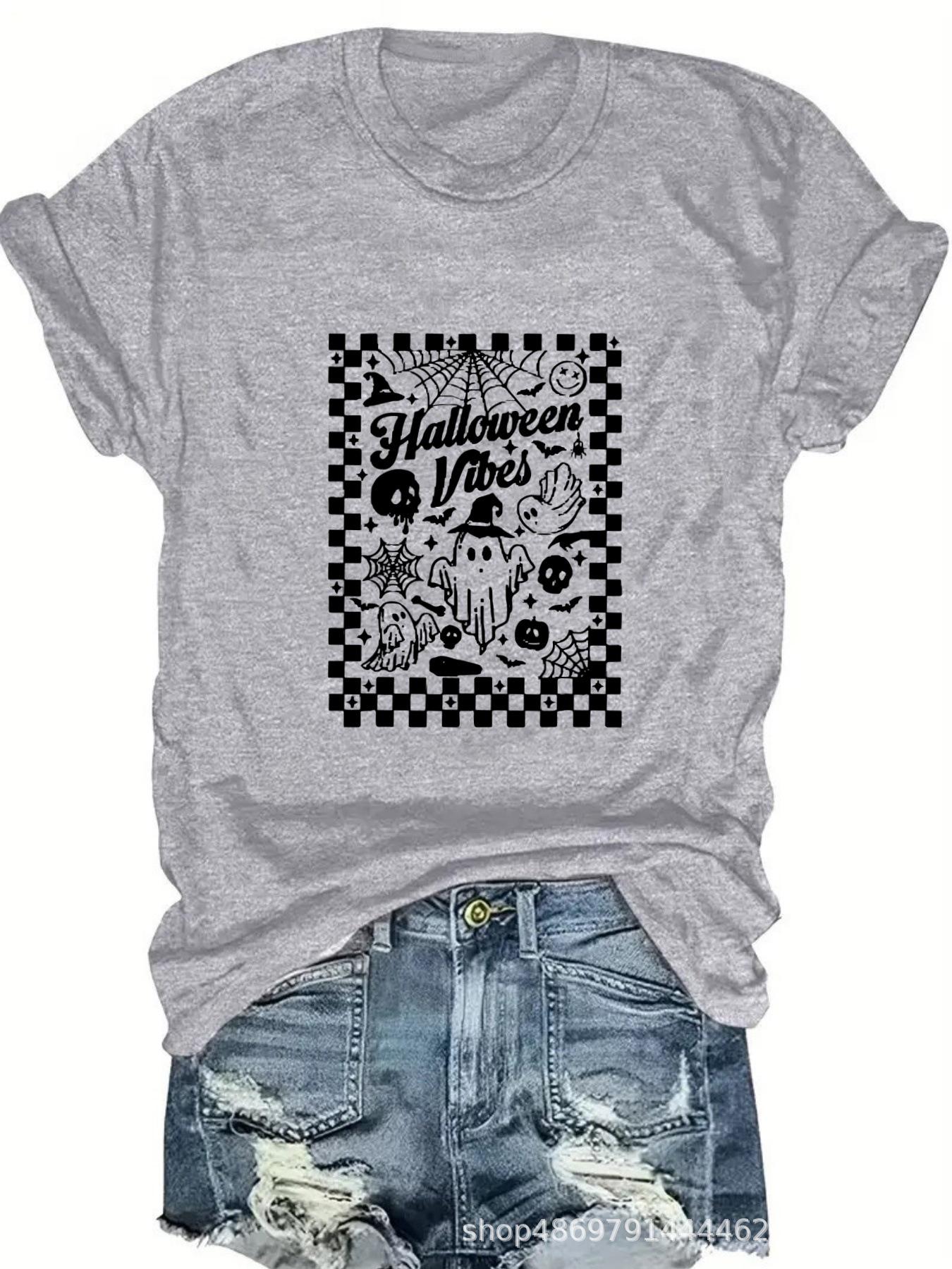 

International Round Neck Women s Fashion T-Shirt S светло-серый