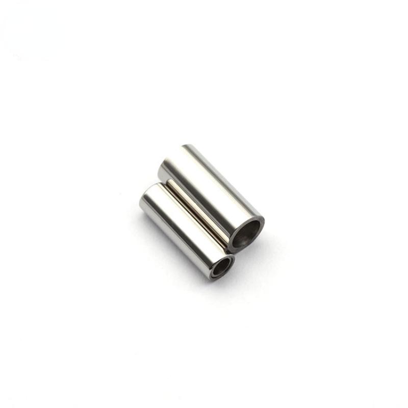 

5pcs Stainless Steel Magnet Clasps Bare Body Leather Rope Bracelet Straight Buckle Jewelry Connect Clasps Wholesale Inner hole 6mm