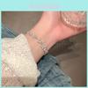 Floral Zirconia Womens Bracelet With Minimalist Design For Summer Gift