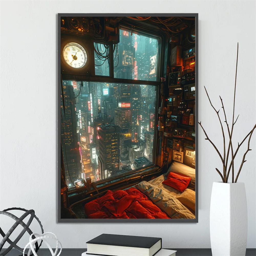 City Diamond Painting Mosaic Embroidery Cross Stitch Kit Home Decor 5D DIY Art Collection Craft Room Gift