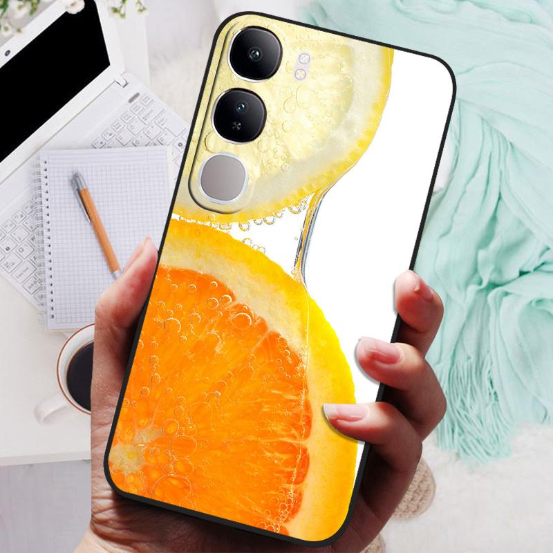 Vivo V40 Lite IDN V40SE Y200 Y300 Telefon Kılıfı Arka Kapak Moda Çiçek Kelebek Yumuşak TPU Kılıflar Vivo V 40 Lite V40 SE İçin