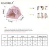 KEMORELA 1PCS Cat Broken Flower Tent Semi Enclosed Pet Tent Nest Universal For All Seasons Cat And Dog Nest Pet Supplies