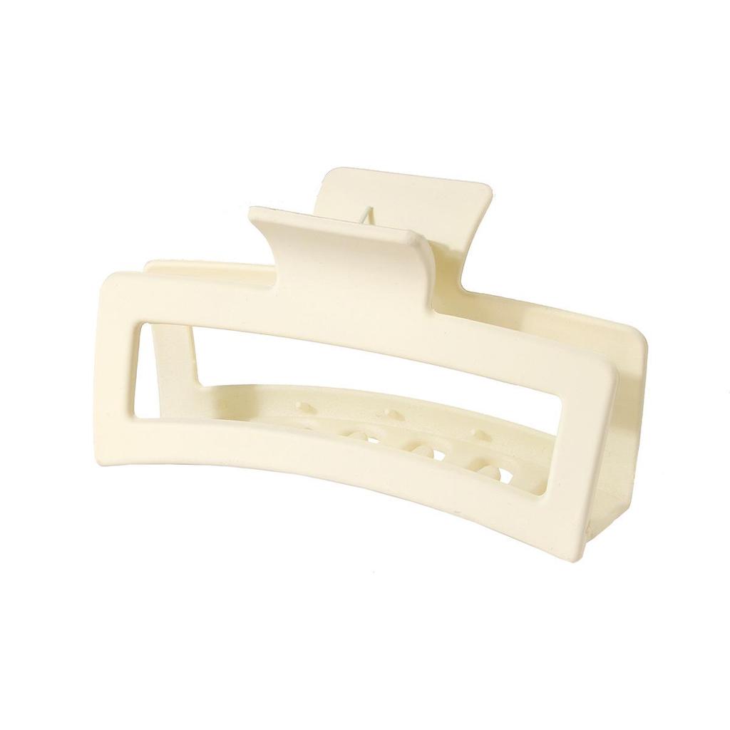 Extra Large 13CM Rectangular Hair Clip - Frosted Multi-purpose Shark Claw Clip for Thick Hair