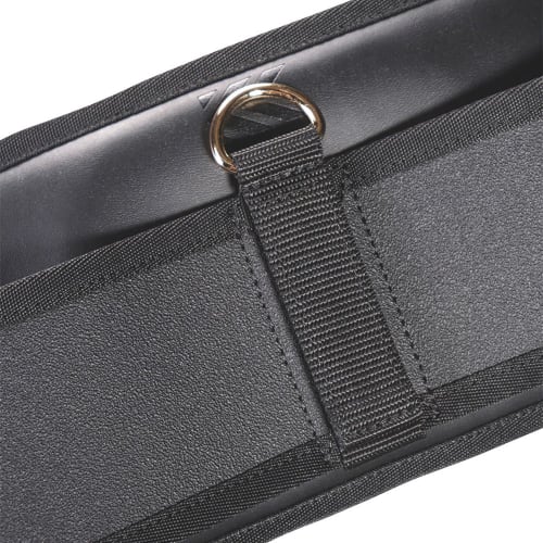 Fujiya Support Belt, Large, Black and Gold, Light PU Leather Series, ASB-02LBG