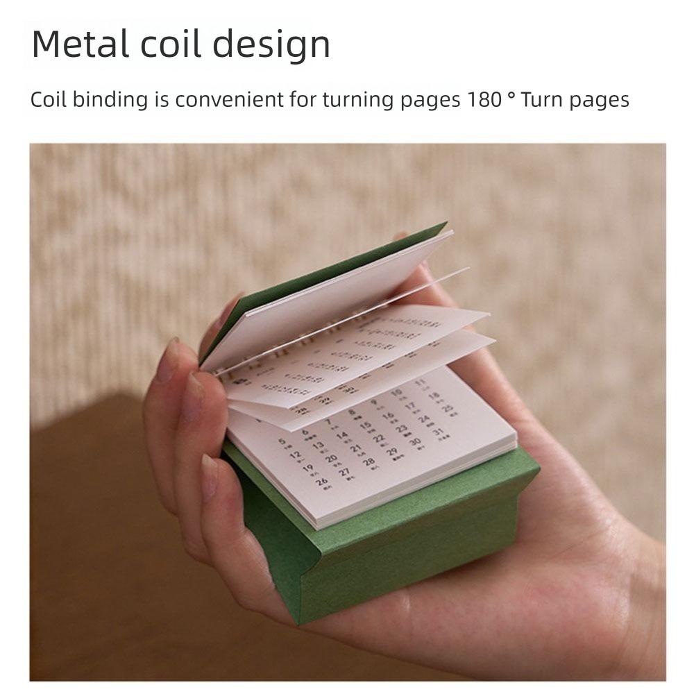 Desktop Decoration Mini Calendar Portable Schedule Planner Simple 2026 Desk Calendar  Gifts