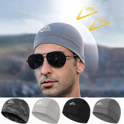 Gorra de Ciclismo Unisex de Secado Rápido y Anti-UV: Forro de Casco Refrigerante y Absorbente de Sudor para Todos los Deportes al Aire Libre, Tejido de Fácil Cuidado Motocicleta