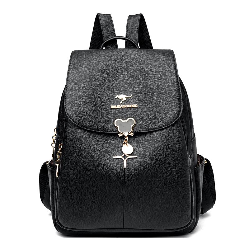 

Модные противоугонные женские рюкзаки известного бренда, высококачественный дорожный рюкзак из искусственной кожи, женские сумки на плечо большой вместительности