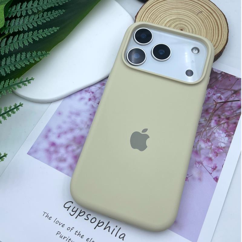 Flytende silikon telefondeksel for Apple iPhone 17 Pro Max - Ensfarvet Stor hull Støtsikkert Fullt dekkende På iPhone 16/15/14/13/12/11/Pro/Plus/17 Air