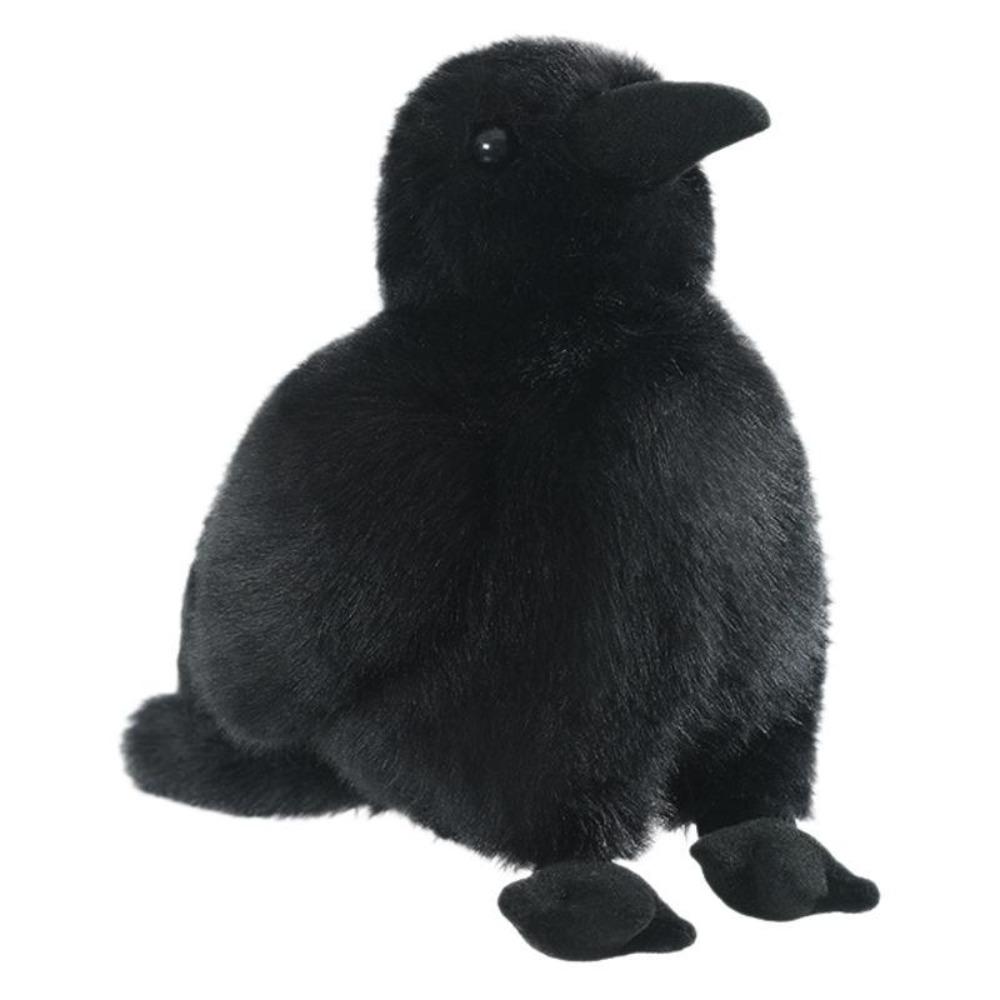 Interesting Crow Plush Toy Soft Plushie Funny Animal Plush Doll Black Crow Doll  Kids Toy