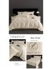 High-End 60s Long-Staple Cotton Embroidered Four-Piece Bedding Set with Duvet Cover & Bed Sheet