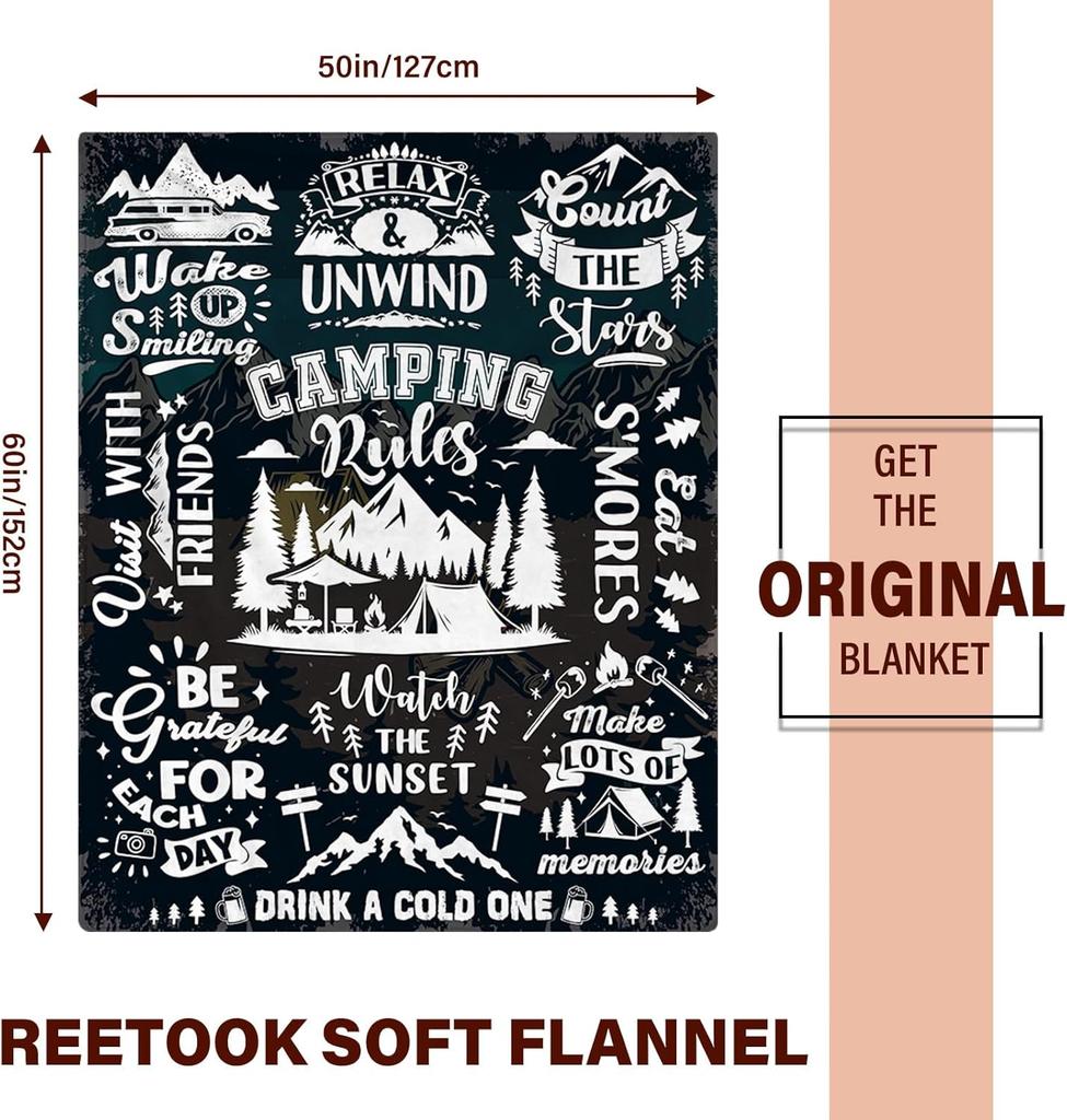 130x150cm Flanell Heim-Wärmedecke Wohnmobil Camping Reise Schwarz-Weiß Bedruckte Decke Büro Wohnheim Mittagspausen-Decke