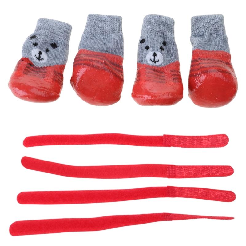 Waterproof Dog Socks For Medium Dogs Non-slip Dog Shoes Pet Dog Socks Pet Outdoor Shoes Anti-dirty Pet Shoes