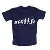 Evolution des Menschen BBQ - Baby- und Kinder-T-Shirt (Jungen, Mädchen, Unisex) / Babybody - Barbecue-Grill-Koch-Essen