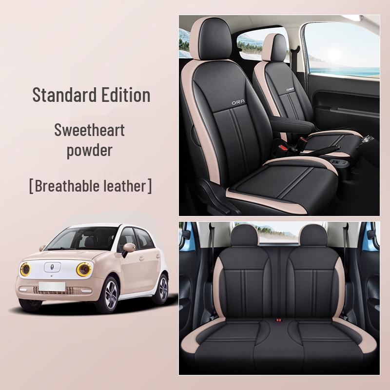 LJ Great Wall ORA Car Seat Cushion: Fashionable, Full Leather, All-Season Sports Cover.