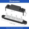 Upgrade Busbar 250A Power Distribution Block 5/16" (M8) 4 Post Terminal Block with