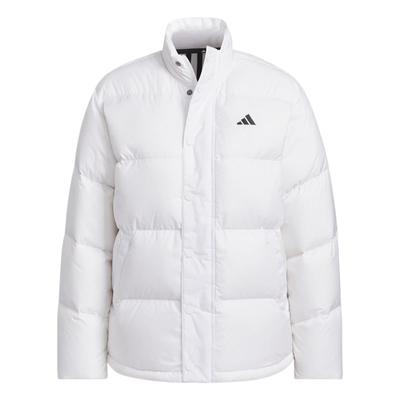 Wind.Rdy 3-Stripes Versátil Cómodo Cortavientos Impermeable Chaqueta Plumífera Deportiva para Mujer Chaquetas Blanco IS4795
