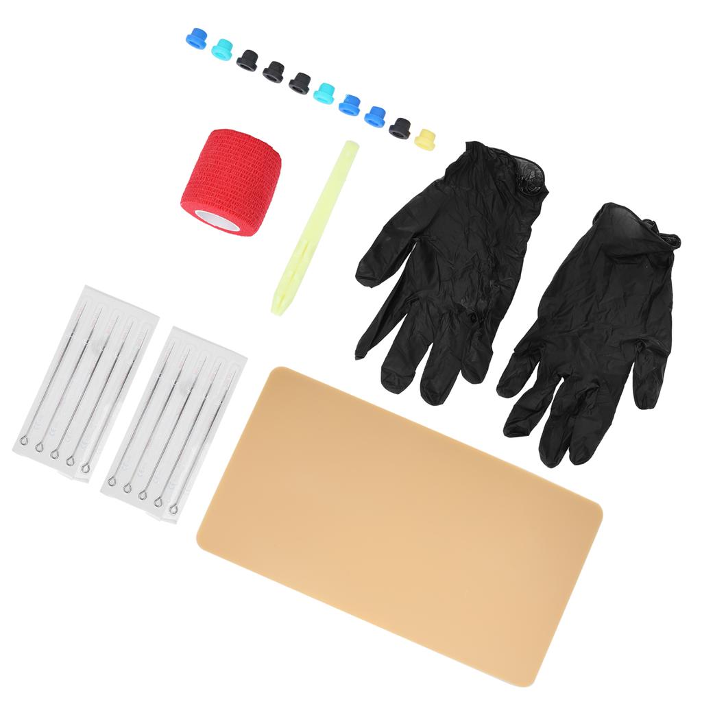 DIY Tattoo Kit 5RL Tattoo Needle Tattoo Pen Practice Skin Accessories for Beginner