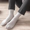 10 pares Primavera Verano hombres negocios calcetines de fibra de bambú transpirable desodorante antibacteriano calcetines casuales de alta calidad para hombre calcetines largos deportivos 5 colores