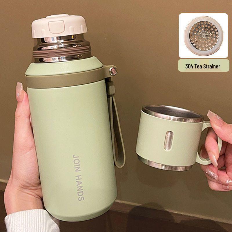High-Value 316 Stainless Steel Insulated Water Cup with Lid - Large Capacity, Portable, Food-Grade, Ideal for Tea