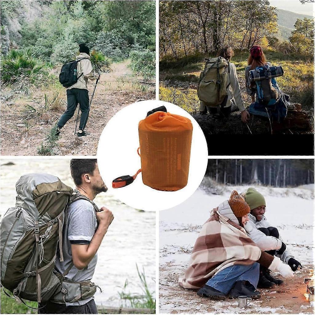 To survive, portable thermal bag, lightweight waterproof bag  portable compact thermal survival shelter for travel and excursions