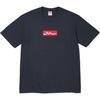 769961 Supreme Arabic Box Logo Tee Navy