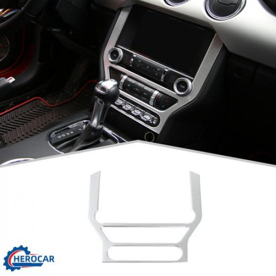 Center Console GPS Navigation Panel Trim Decor for Ford Mustang 2015+Accessories