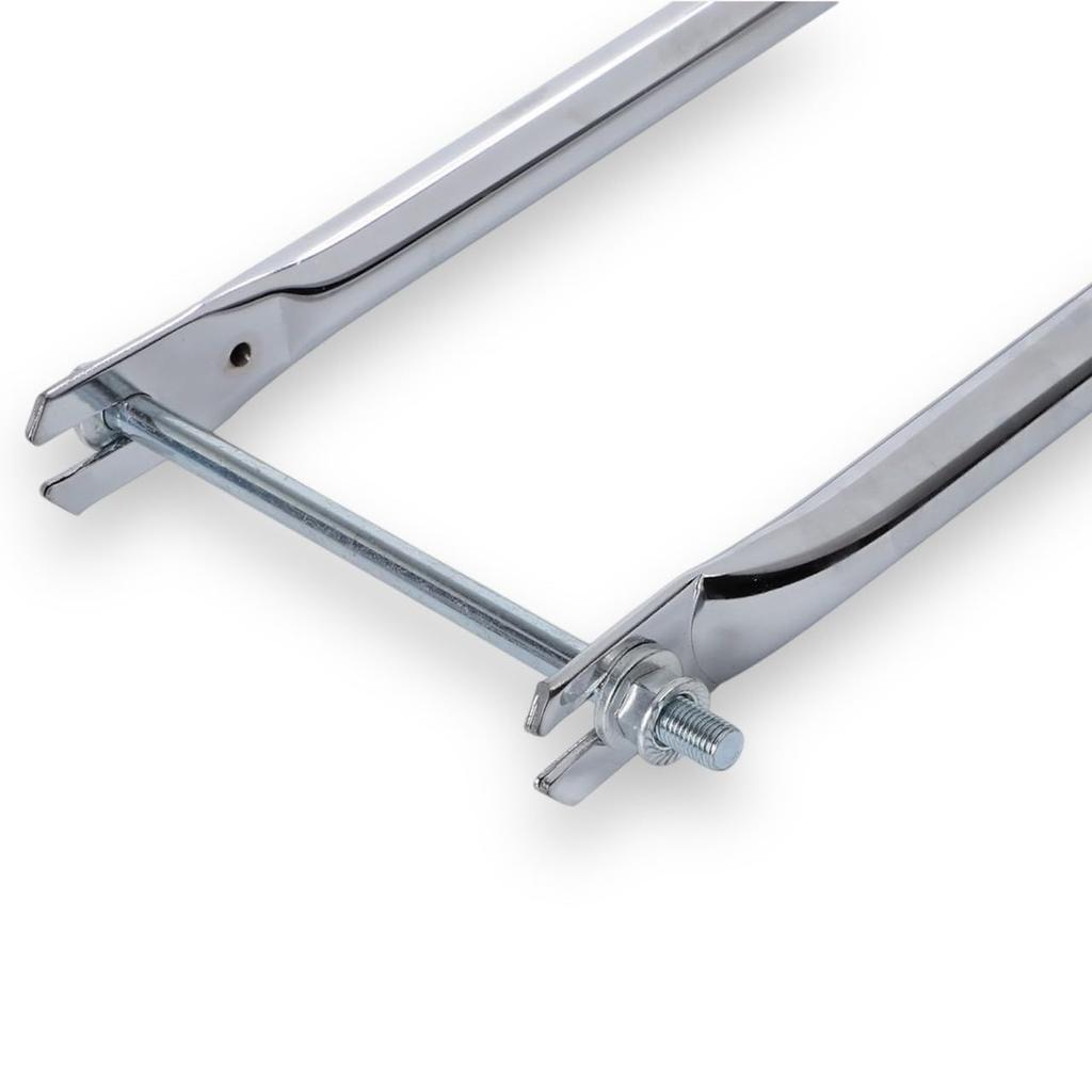 Kanoan Springer Gabeln für Honda Cub Super und Little Custom Parts C50, C70, C90, Cub, Cub, Zubehör, Universal, (Silber)