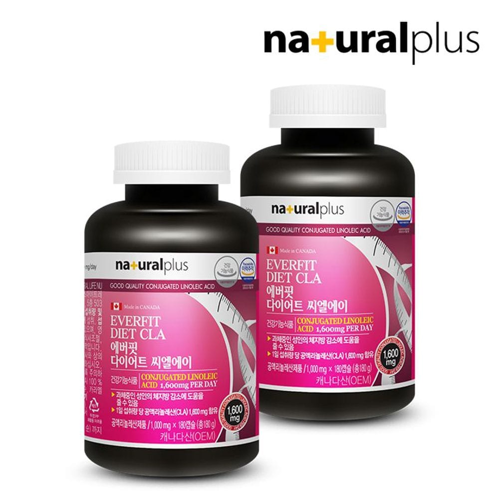 

Naturalplus EVERFIT CLA Conjugated Linoleic Acid 2 Bottles (6 Months)