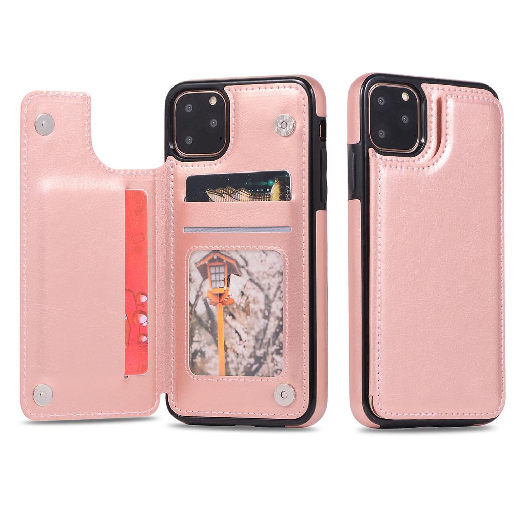 iPhone 14 Case New Card Slot 16 Leather Case Compatible with Apple 17 Pro Max Creative Shockproof Protective Cover
