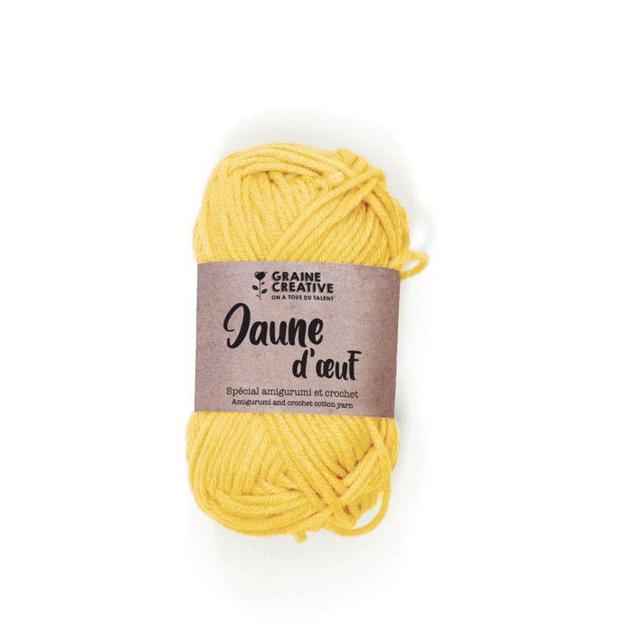 Fil de coton Amigurumi Jaune d'oeuf