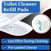 72PCS Disposable Toilet Cleaning Brush Refills Soluble Easy Replacement Flushable for Most Type Toilet Brush Wands