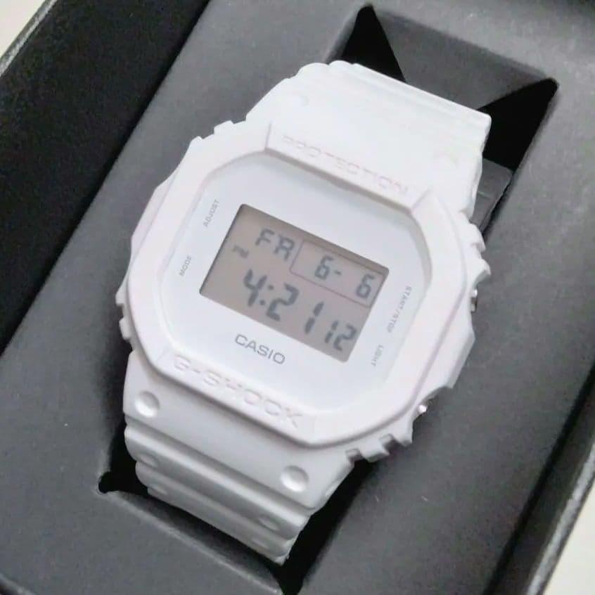 New and unused G-SHOCK DW-5600WW-7JF White