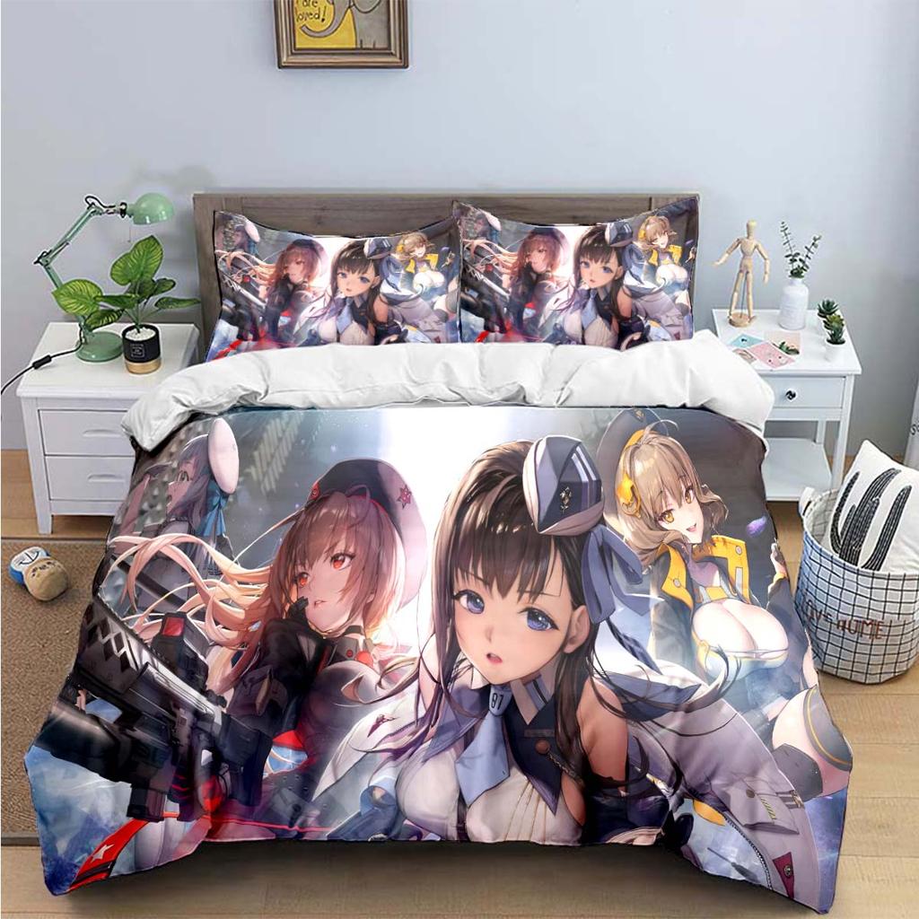 Hot Game Characters Nikke Goddess of Victory Bedding Sets Bed Supplies Set Duvet Cover Bed Comforter Set Bedding Set Luxury Gift