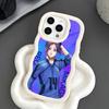 Blue Lock Reo Mikage Wavy Edge TPU Mobile Phone Case for iPhone 17 16 15 14 13 12 11 Air Pro Max Plus Colorful Cover